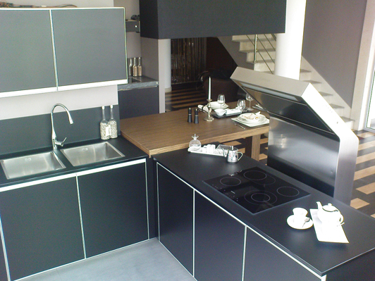  EFFETI CUCINE Composition mod. UNICA, with appliances SIEMENS - 10 854,73 euro/21 230 lv.